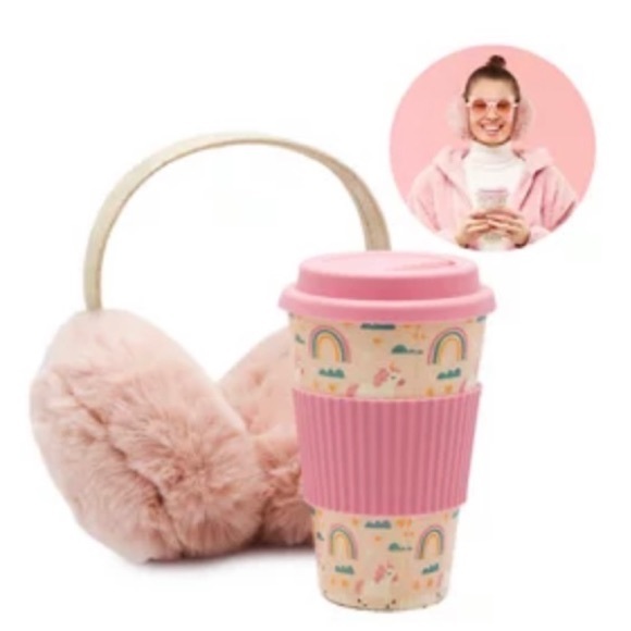 FAO Schwarz Other - FAO Schwartz Travel Mug & Earmuffs Set